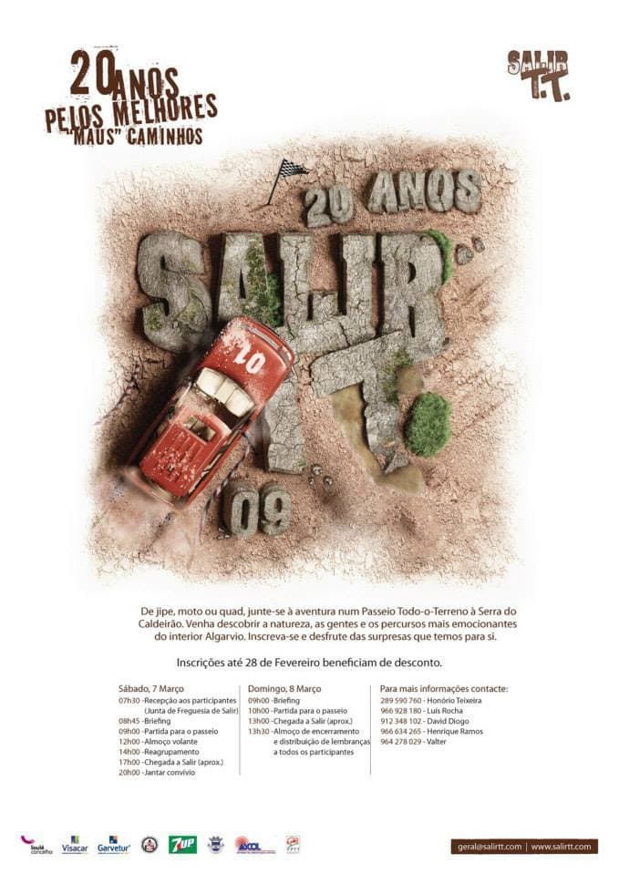 Cartaz 20ª Edição — Salir TT
